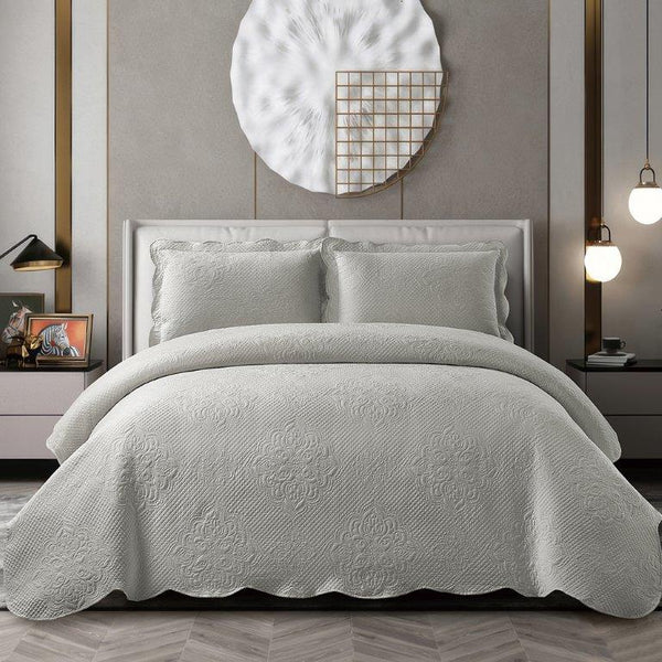 Plain Color Comforter Bedspread Bedding Set Bed Cover with Pillowcase Set need inspect