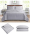 Plain Color Comforter Bedspread Bedding Set Bed Cover with Pillowcase Set need inspect