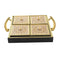 Deco Candy Box Nuts and Chocolates 4 Slot Serving Tray with Lid 34*30*8 cm