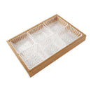 Deco Candy Box Nuts and Chocolates 3 Slot Serving Tray with Lid 37*25.5*7.5 cm