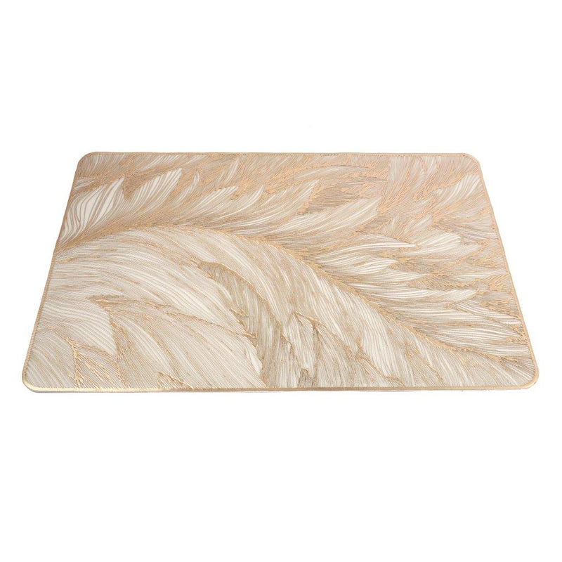 Deco Rectangle Abstract Pattern Plastic Dining Table Placemat 30*45 cm