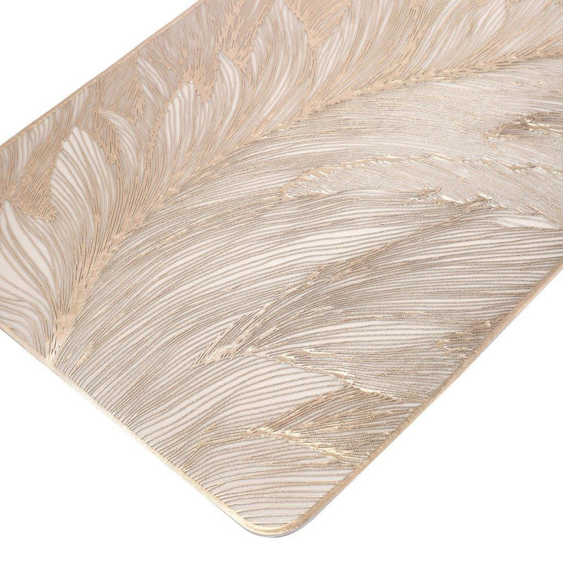 Deco Rectangle Abstract Pattern Plastic Dining Table Placemat 30*45 cm