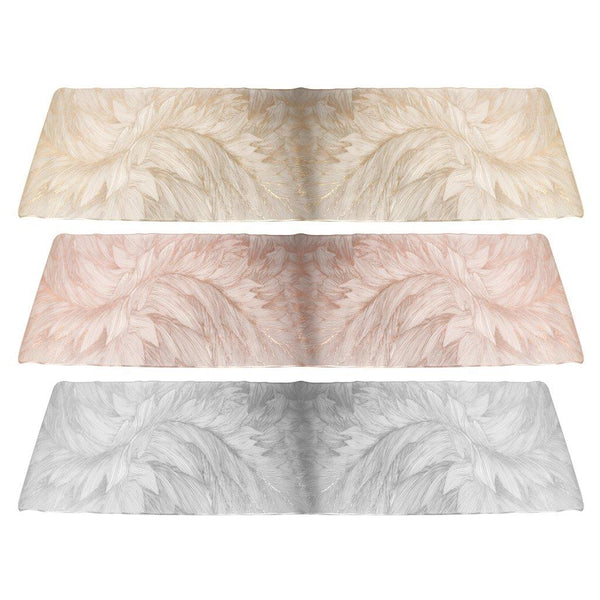 Deco Rectangle Abstract Pattern Plastic Dining Table Placemat 33*150 cm