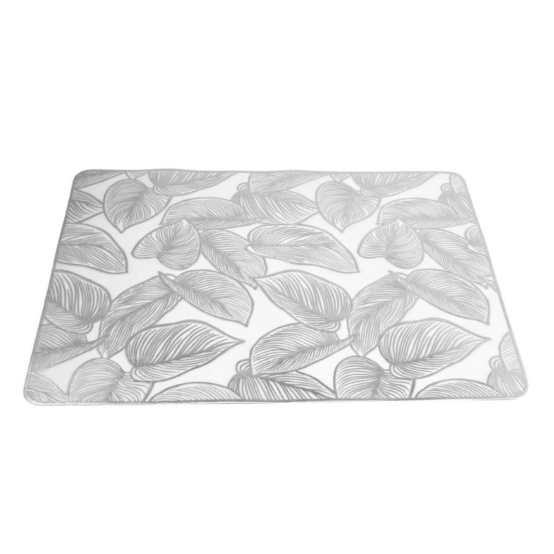 Deco Flower Abstract Pattern Plastic Dining Table Placemat 34*90 cm