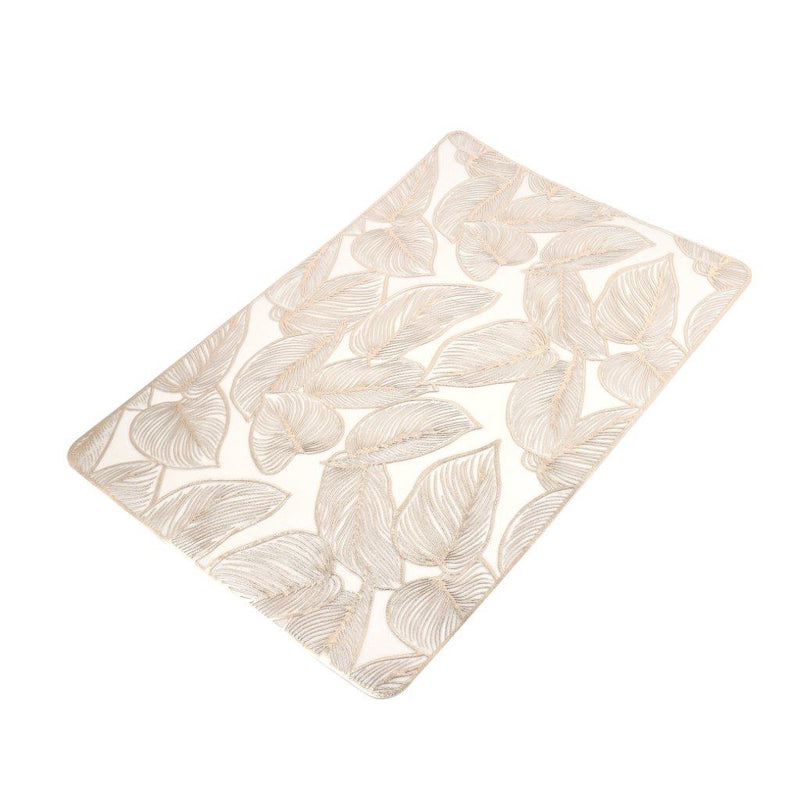 Deco Flower Abstract Pattern Plastic Dining Table Placemat 34*90 cm
