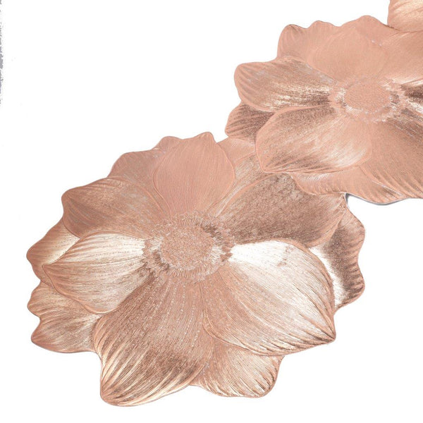 Deco Flower Abstract Pattern Plastic Dining Table Placemat 34*90 cm