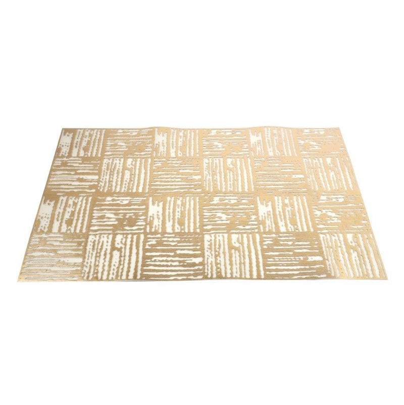 Deco Flower Abstract Pattern Plastic Dining Table Placemat 30*45 cm