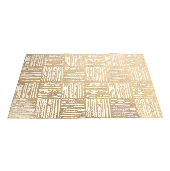 Deco Flower Abstract Pattern Plastic Dining Table Placemat 30*45 cm