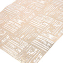 Deco Flower Abstract Pattern Plastic Dining Table Placemat 30*45 cm