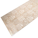Deco Flower Abstract Pattern Plastic Dining Table Placemat 33*90 cm