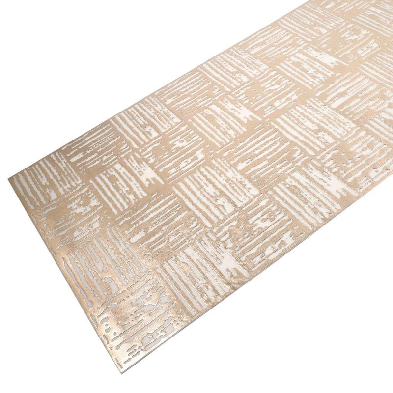 Deco Flower Abstract Pattern Plastic Dining Table Placemat 33*90 cm