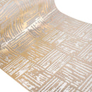 Deco Flower Abstract Pattern Plastic Dining Table Placemat 33*90 cm