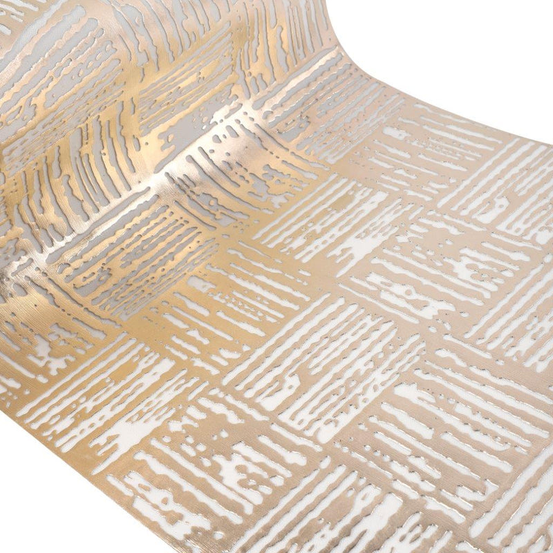 Deco Flower Abstract Pattern Plastic Dining Table Placemat 33*90 cm