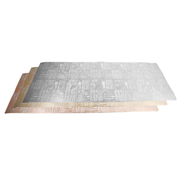 Deco Flower Abstract Pattern Plastic Dining Table Placemat 33*90 cm
