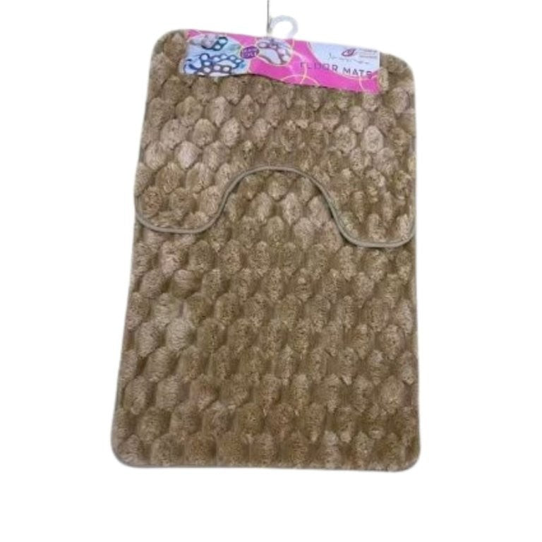 Abstract Bath Mat Set 2 Piece Bathroom Rug