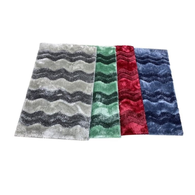 Abstract Design Bath Mat Soft Bathroom Floor Rug