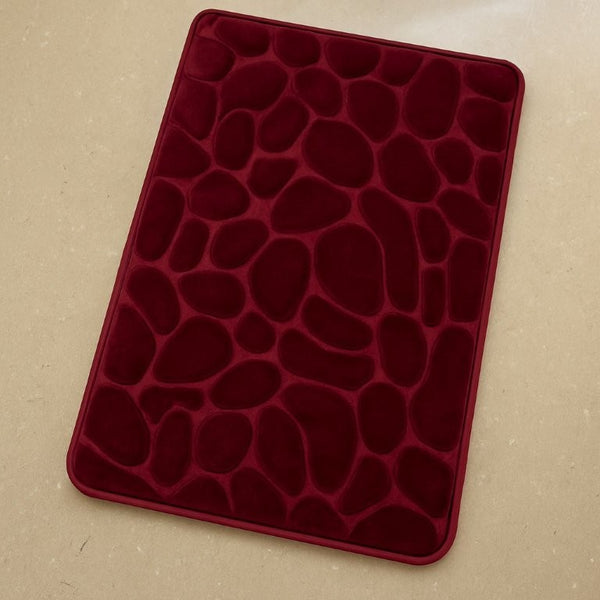 Bath Mat Abstract Design Set of 2 Pcs 50*80 cm+50*40 cm