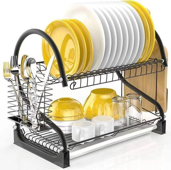 Aluminium Dish Rack Cutlery Holder 42*25*35 cm