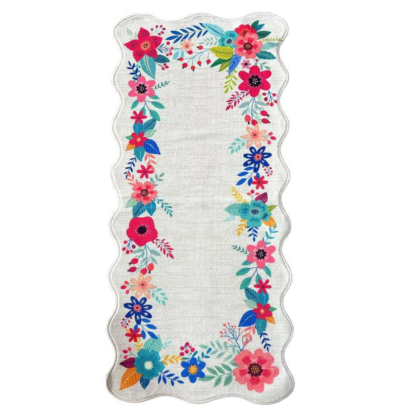 Super Soft Abstract Print Indoor Outdoor Non Slip Waterproof Floor Mat 60*150 cm
