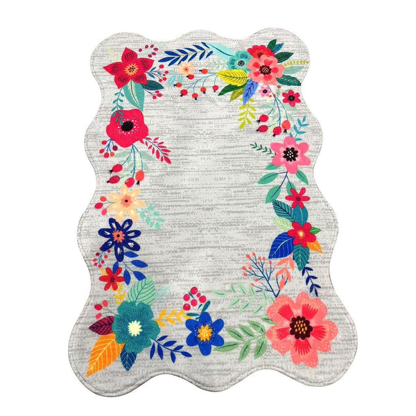 Super Soft Abstract Print Indoor Outdoor Non Slip Waterproof Floor Mat 60*90 cm