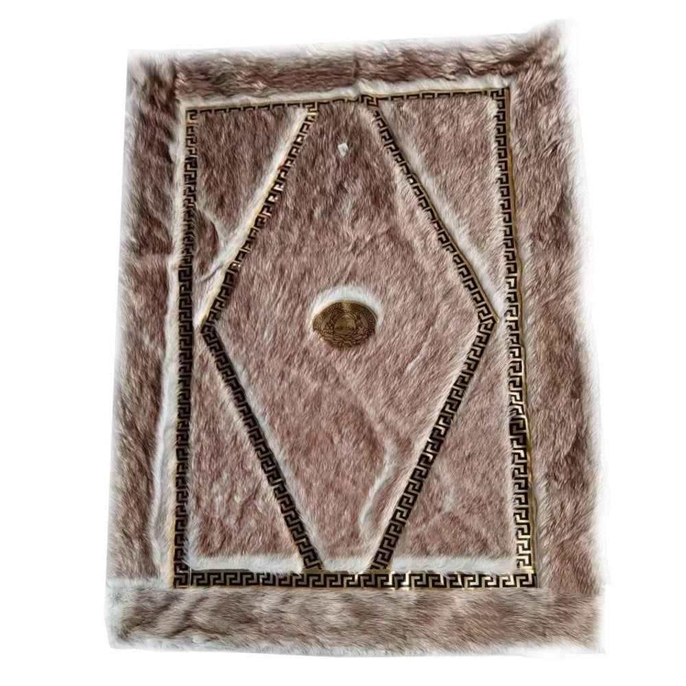 Greek Key Roman Design Fluffy Super Soft Indoor Area Rug Carpet 160*230 cm