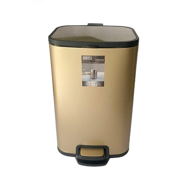 Mix Color Plastic Pedal Rubbish Bin 25*20*38 cm