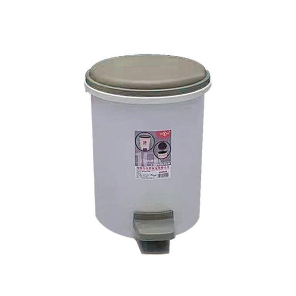 Abstract Print Plastic Pedal Rubbish Bin 26*25*30 cm