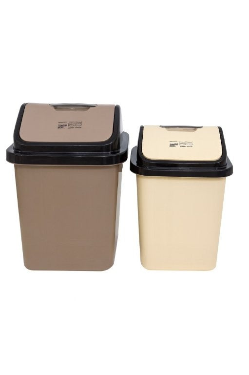 Multi Color Swing Top Rubbish Bin 23*23*31 cm