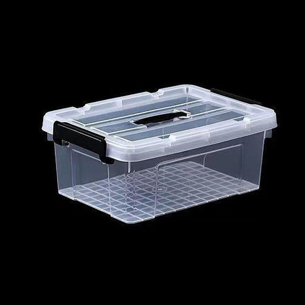 Clear Plastic Cliplock Storage Box 20L