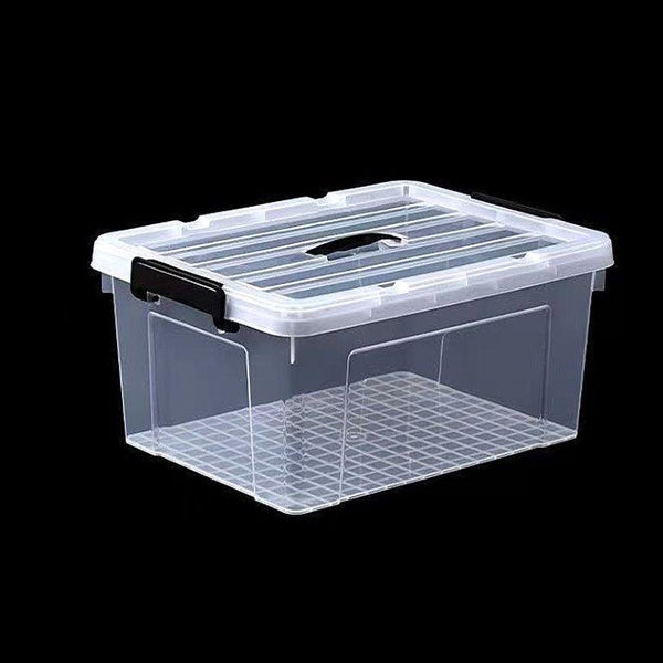 Clear Plastic Cliplock Storage Box 50L