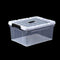 Clear Plastic Cliplock Storage Box 50L