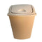 Mix Color Plastic Pedal Rubbish Bin 36*27*44 cm