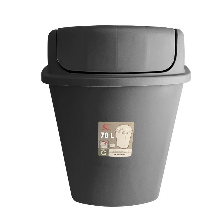 Multi Color Swing Top Rubbish Bin 49*38*68 cm