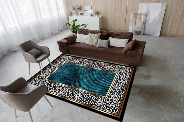 Persian Pattern Modern Style Anti Slip Soft Area Rug Carpet 200*300 cm