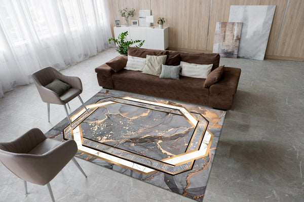 Persian Pattern Modern Style Anti Slip Soft Area Rug Carpet 200*300 cm