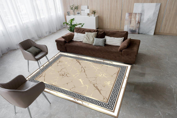 Persian Pattern Modern Style Anti Slip Soft Area Rug Carpet 160*230 cm