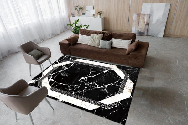 Persian Pattern Modern Style Anti Slip Soft Area Rug Carpet 160*230 cm
