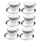 Ceramic Tea Cup and saucer Abstract Print ** 200cc/14 cm