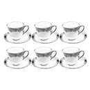 Ceramic Coffee Cup and saucer Abstract Print ** 90cc/11 cm