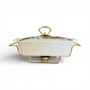 Ceramic Chafing Dish Food Warmer 12"  cm