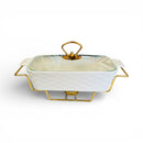 Ceramic Chafing Dish Food Warmer 12"  cm