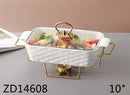 Ceramic Chafing Dish Food Warmer 12"  cm