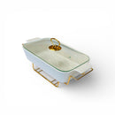 Ceramic Chafing Dish Food Warmer 14.5"  cm