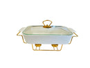 Ceramic Chafing Dish Food Warmer 14.5"  cm
