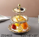 White Ceramic Cake Stand Fruit Platter
