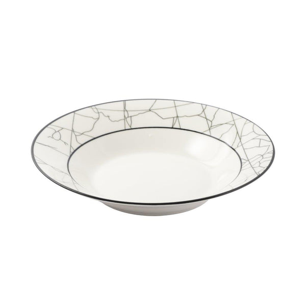 Abstract Print Ceramic Tableware Round Serving Dish Plate 8 cm