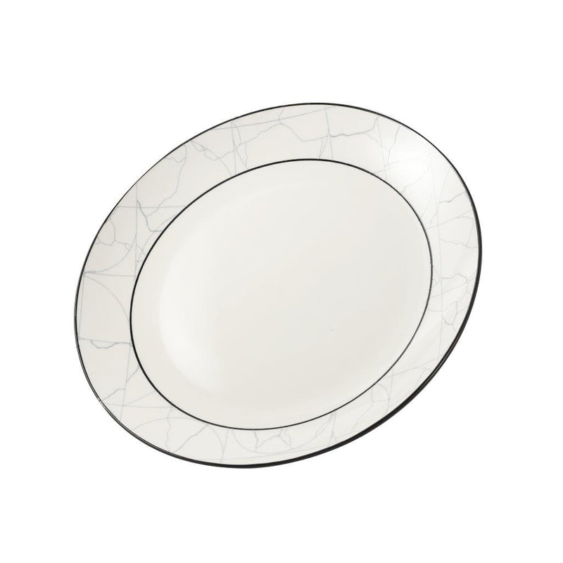 Round Abstract Ceramic Plate 10.5 cm