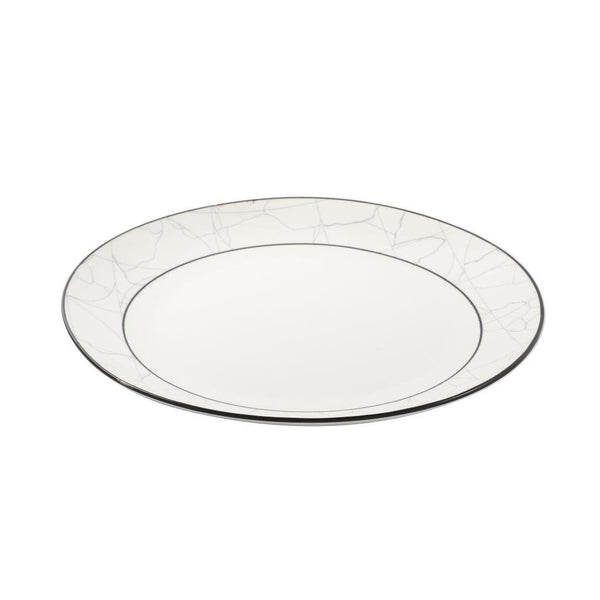 Abstract Print Ceramic Tableware Round Serving Dinner Plate 10.5 cm
