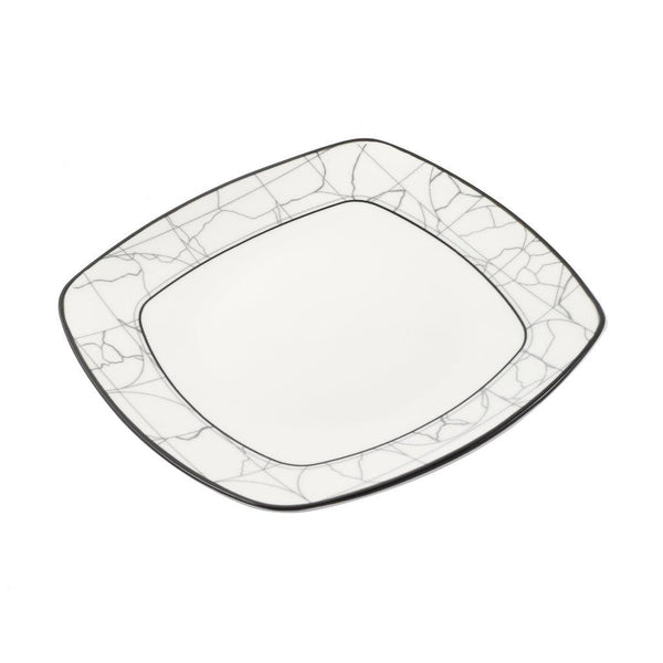 Abstract Print Ceramic Tableware Round Serving Dish Plate 8.5 cm