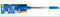 Kleaner Adjustable Rod Sponge Window Wiper Mop 50.5*20.5*7.5 cm